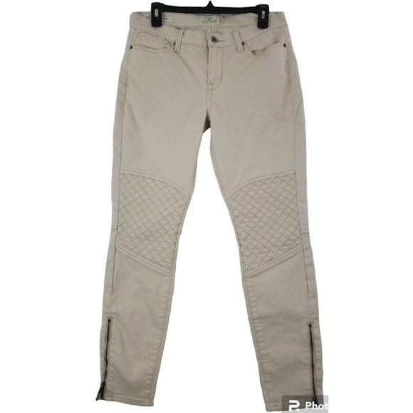 Lucky Brand ~Woman 10/30~ Beige Brooke Skinny Jeans Stretch Pants Cotton Blend. - Picture 12 of 12